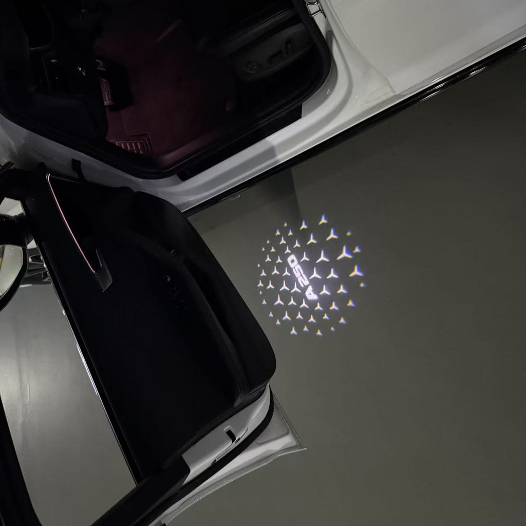 MERCEDES BENZ  A250  LOGO PROJECTOR LIGHTS  (quantity 1 = 1 sets/2 door lights)Nr.03f03