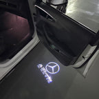 أضواء بروجكتور شعار MERCEDES BENZ رقم 03 (الكمية 1 = 1 مجموعة / 2 أضواء باب)