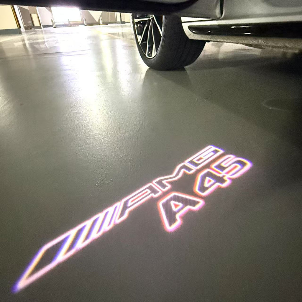 MERCEDES BENZ A45 AMG   LOGO PROJECTOR LIGHTS  (quantity 1 = 1 sets/2 door lights)Nr.03f017