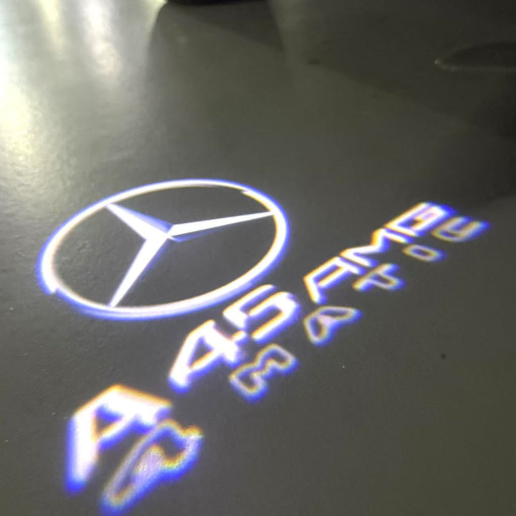 MERCEDES BENZ A45 AMG  LOGO PROJECTOR LIGHTS  (quantity 1 = 1 sets/2 door lights)Nr.03f020