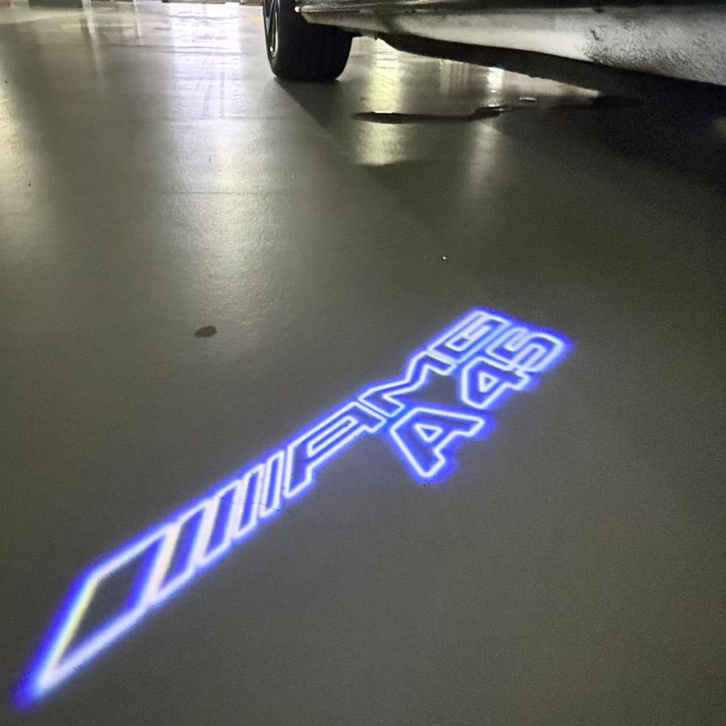 MERCEDES BENZ A45 AMG  LOGO PROJECTOR LIGHTS  (quantity 1 = 1 sets/2 door lights)Nr.03f016