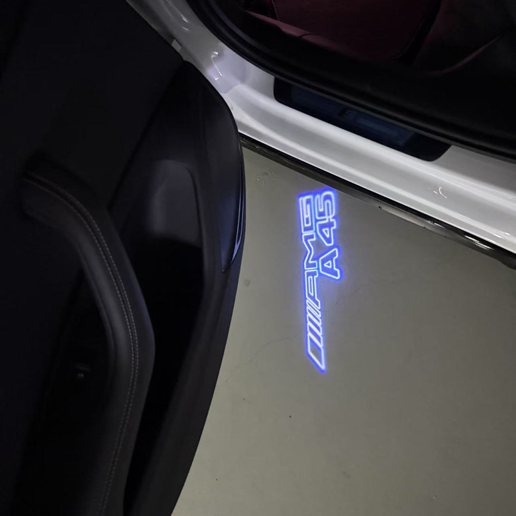 MERCEDES BENZ A45 AMG  LOGO PROJECTOR LIGHTS  (quantity 1 = 1 sets/2 door lights)Nr.03f016