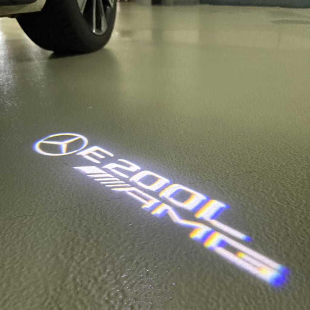 LUCI PROIETTORI LOGO MERCEDES BENZ Nr.03 (quantità 1 = 1 set / 2 luci porta)