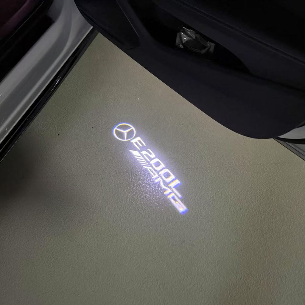 LUCI PROIETTORI LOGO MERCEDES BENZ Nr.03 (quantità 1 = 1 set / 2 luci porta)