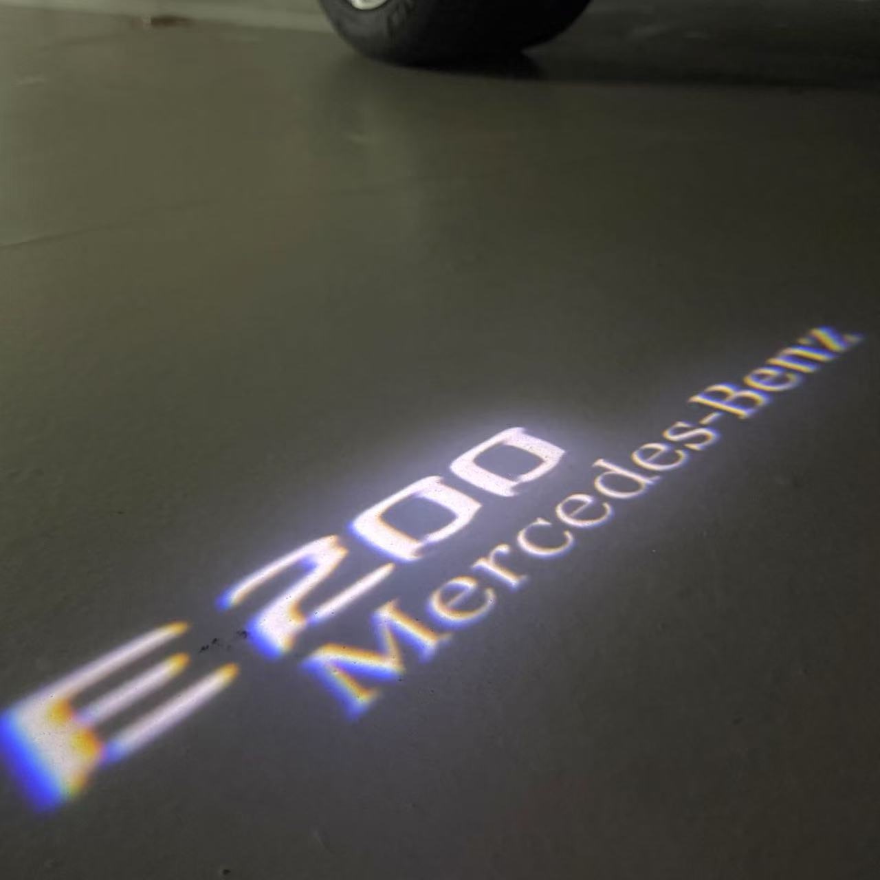 MERCEDES BENZ LOGO PROJECTOT LIGHTS Nr.03 (cantidad 1 = 1 juego/2 luces de puerta)