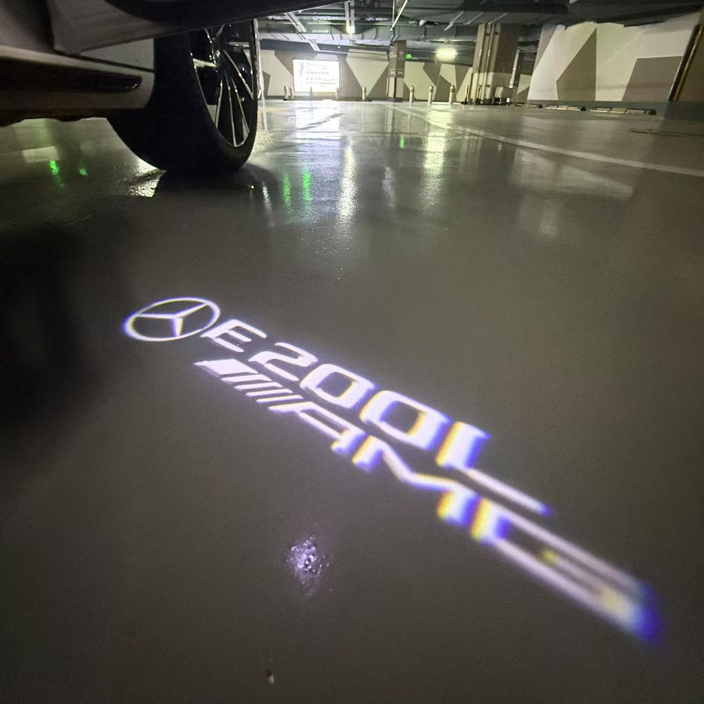 LUCI PROIETTORI LOGO MERCEDES BENZ Nr.03 (quantità 1 = 1 set / 2 luci porta)