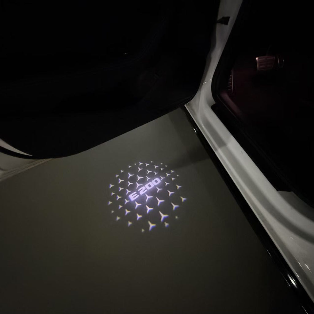 MERCEDES BENZ LOGO PROJECTOT LIGHTS Nr.03 (cantidad 1 = 1 juego/2 luces de puerta)