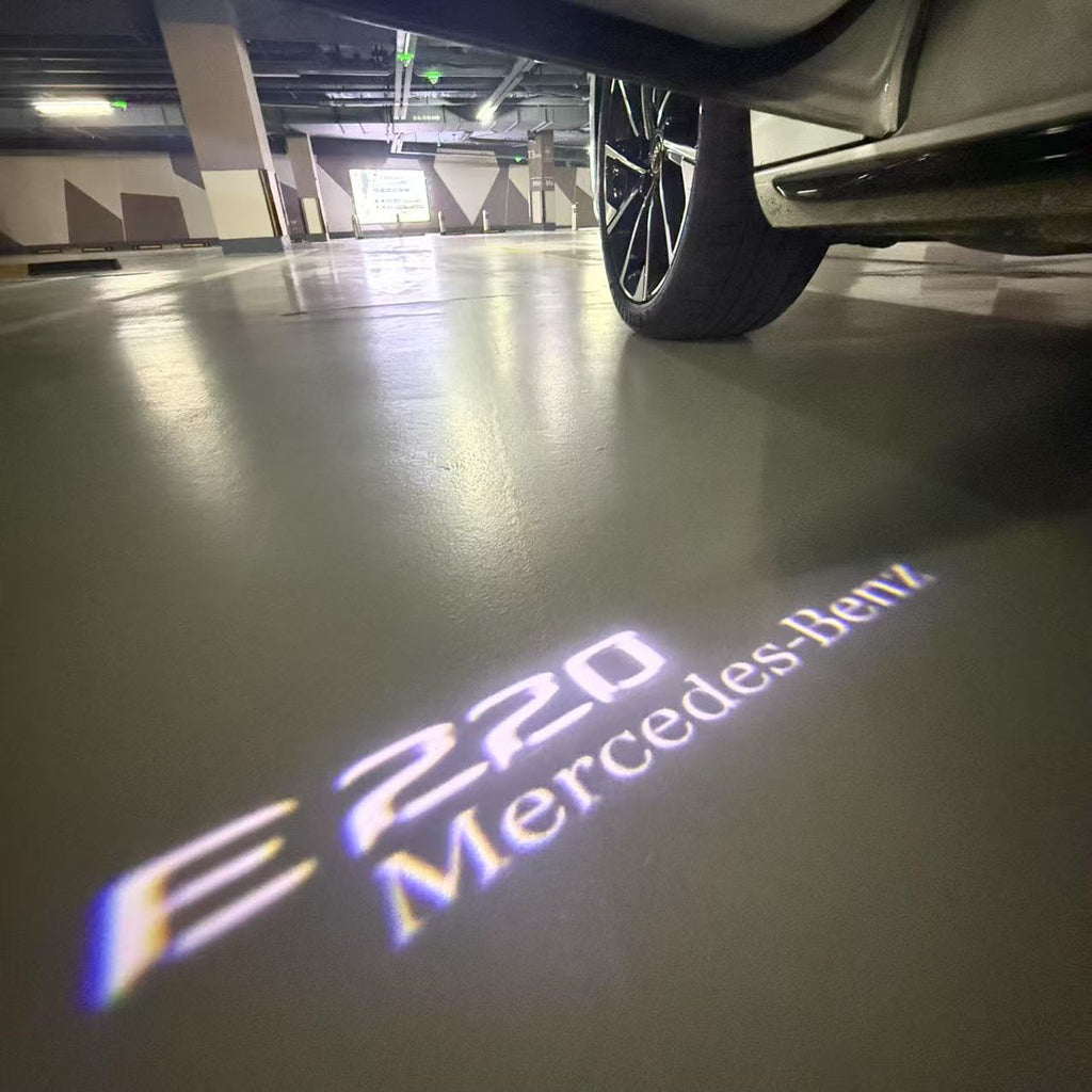 LUCI PROIETTORI LOGO MERCEDES BENZ Nr.03 (quantità 1 = 1 set / 2 luci porta)