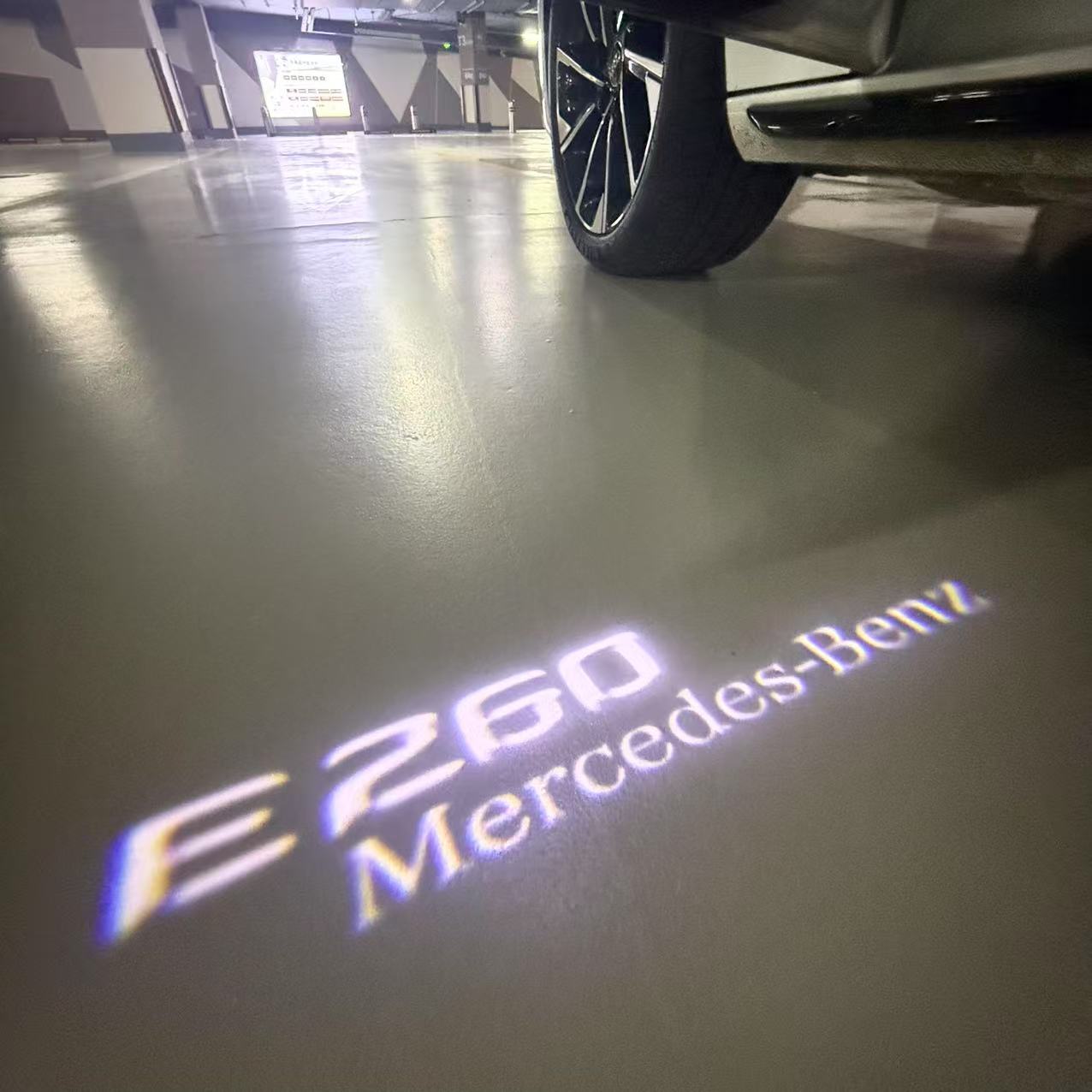MERCEDES BENZ LOGO PROJECTOT LIGHTS Nr.03 (cantidad 1 = 1 juego/2 luces de puerta)