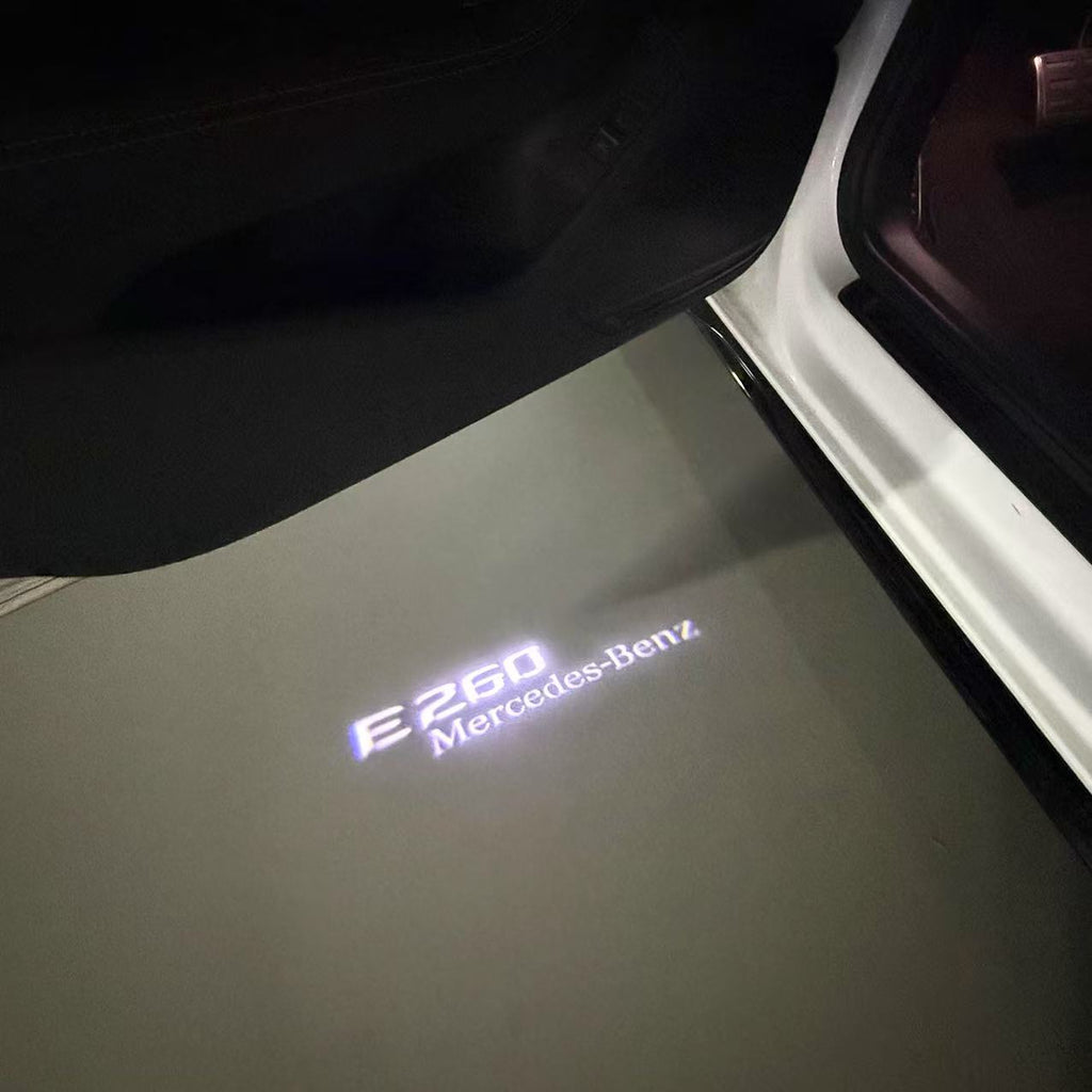 أضواء بروجكتور شعار MERCEDES BENZ رقم 03 (الكمية 1 = 1 مجموعة / 2 أضواء باب)