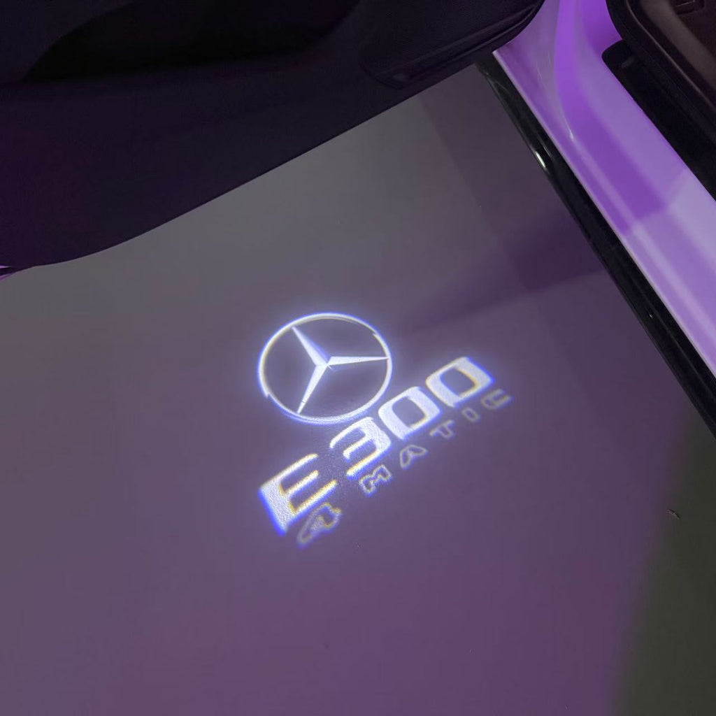 أضواء بروجكتور شعار MERCEDES BENZ رقم 03 (الكمية 1 = 1 مجموعة / 2 أضواء باب)