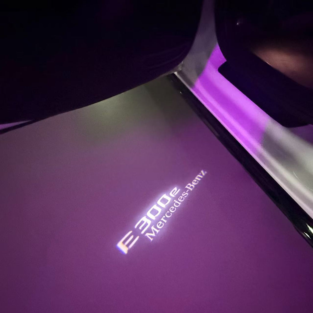 LUCI PROIETTORI LOGO MERCEDES BENZ Nr.03 (quantità 1 = 1 set / 2 luci porta)