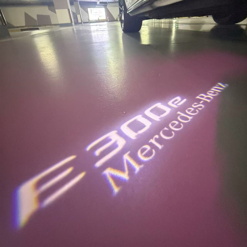 LUCI PROIETTORI LOGO MERCEDES BENZ Nr.03 (quantità 1 = 1 set / 2 luci porta)