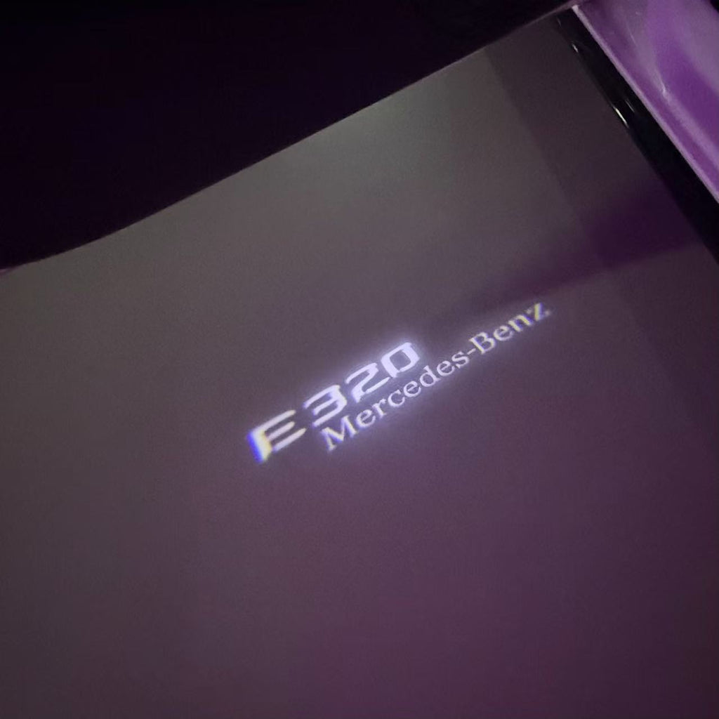 MERCEDES BENZ LOGO PROJECTOT LIGHTS Nr.03 (cantidad 1 = 1 juego/2 luces de puerta)