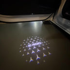 MERCEDES BENZ LOGO PROJECTOT LIGHTS Nr.03 (cantidad 1 = 1 juego/2 luces de puerta)