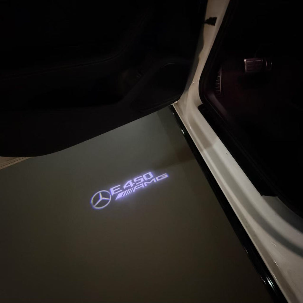 MERCEDES BENZ LOGO PROJECTOT LIGHTS Nr.03 (cantidad 1 = 1 juego/2 luces de puerta)