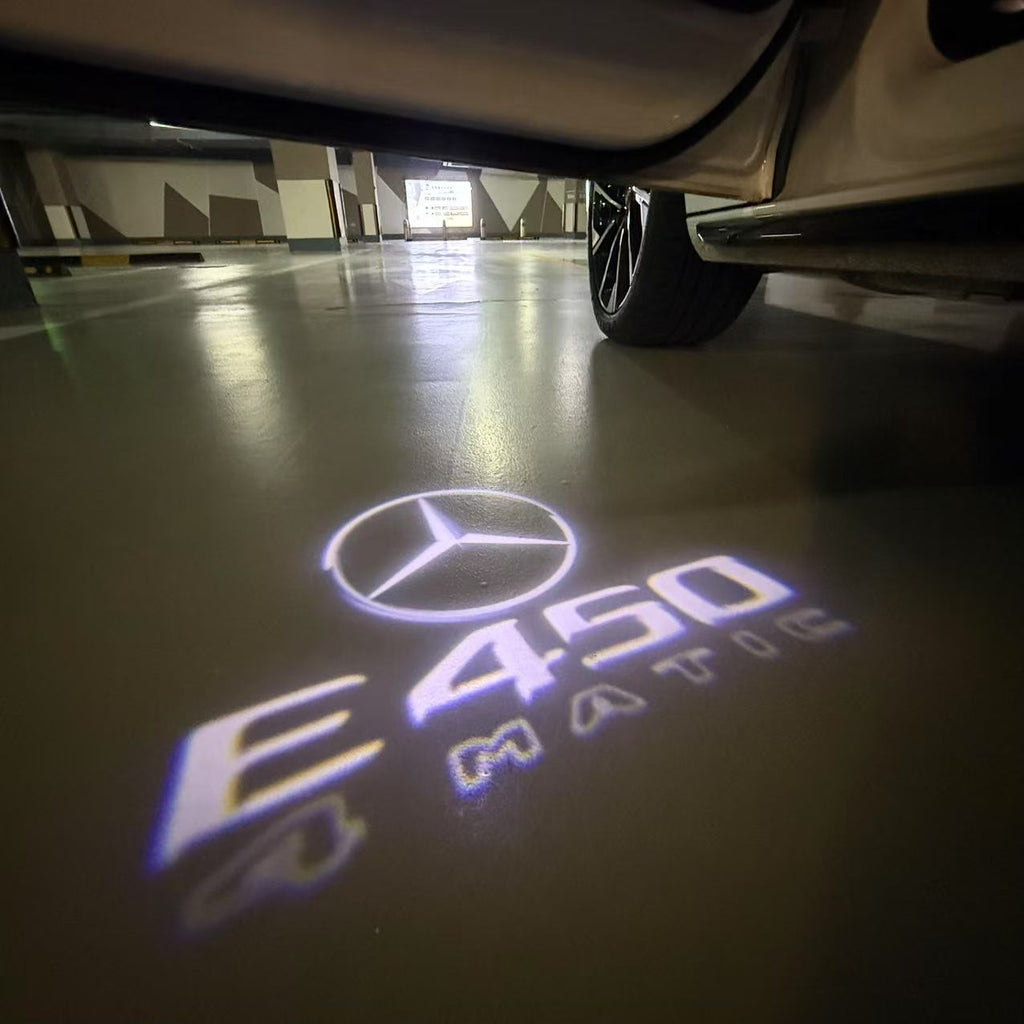 MERCEDES BENZ LOGO PROJECTOT LIGHTS Nr.03 (cantidad 1 = 1 juego/2 luces de puerta)