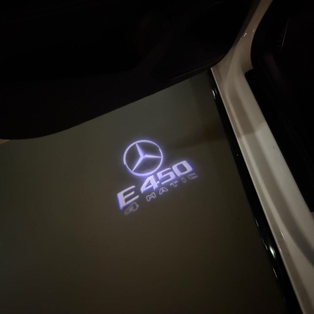 MERCEDES BENZ LOGO PROJECTOT LIGHTS Nr.03 (cantidad 1 = 1 juego/2 luces de puerta)