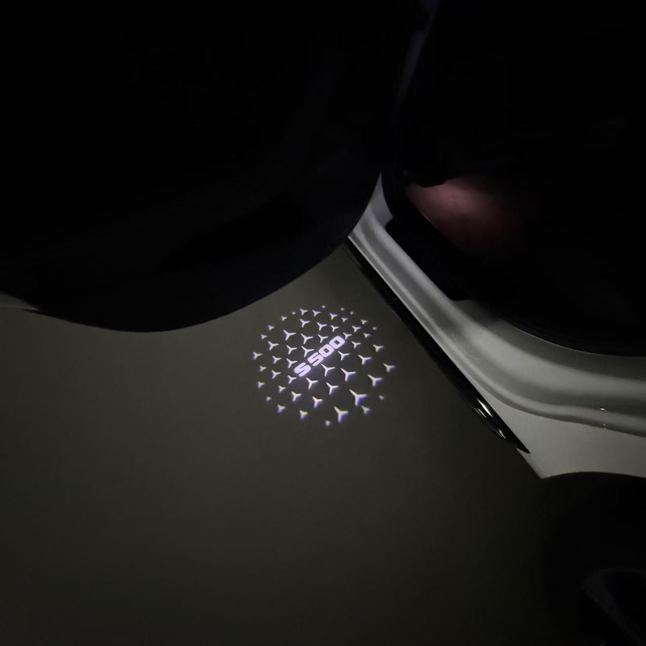 MERCEDES BENZ LOGO PROJECTOT LIGHTS Nr.03 (Menge 1 = 1 Sätze/2 Türleuchten)