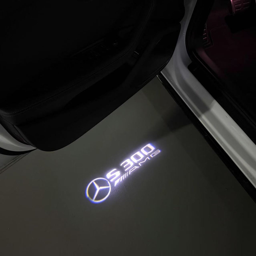 MERCEDES BENZ S 300 LOGO PROJECTOR LIGHTS  (quantity 1 = 1 sets/2 door lights)Nr.03f019