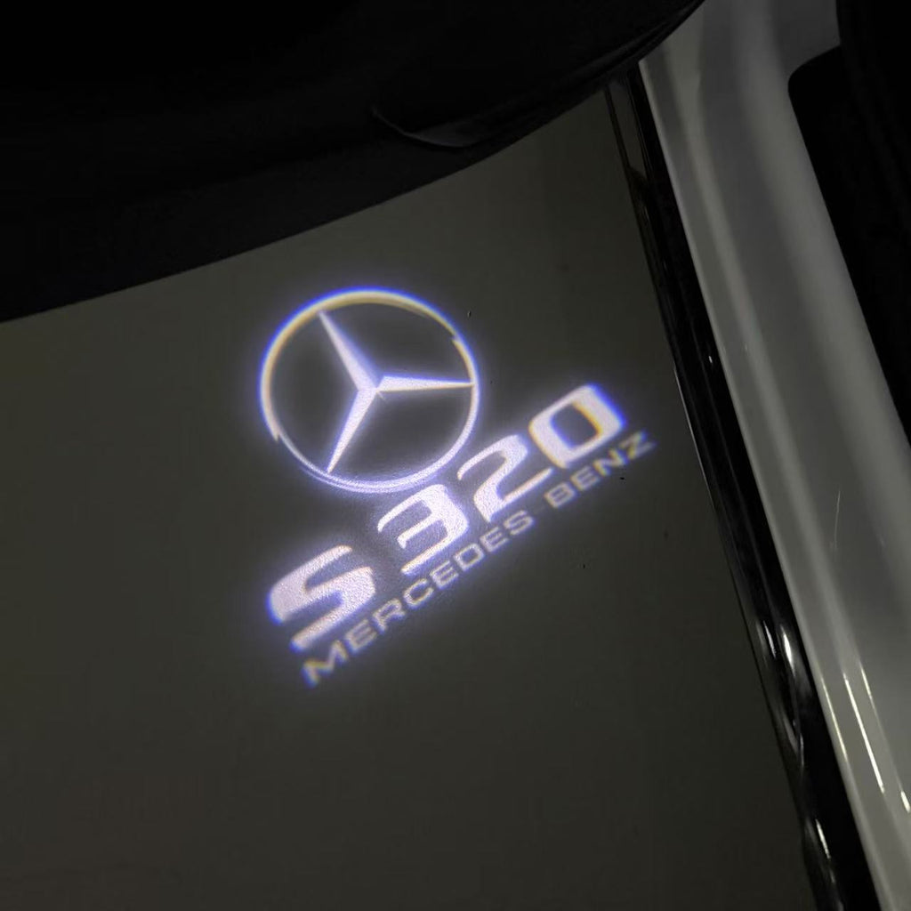 MERCEDES BENZ LOGO PROJECTOT LIGHTS Nr.03 (cantidad 1 = 1 juego/2 luces de puerta)
