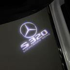 MERCEDES BENZ LOGO PROJECTOT LIGHTS Nr.03 (cantidad 1 = 1 juego/2 luces de puerta)