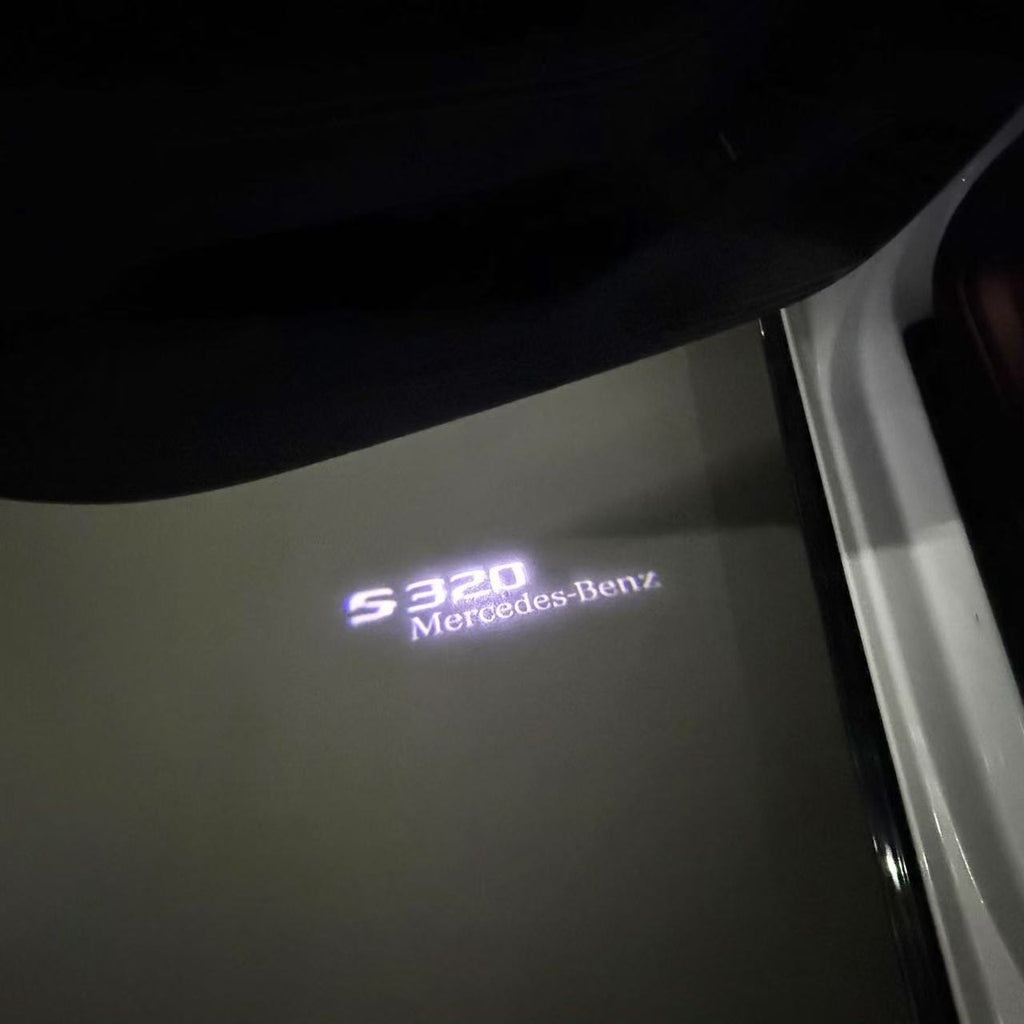 MERCEDES BENZ LOGO PROJECTOT LIGHTS Nr.03 (cantidad 1 = 1 juego/2 luces de puerta)