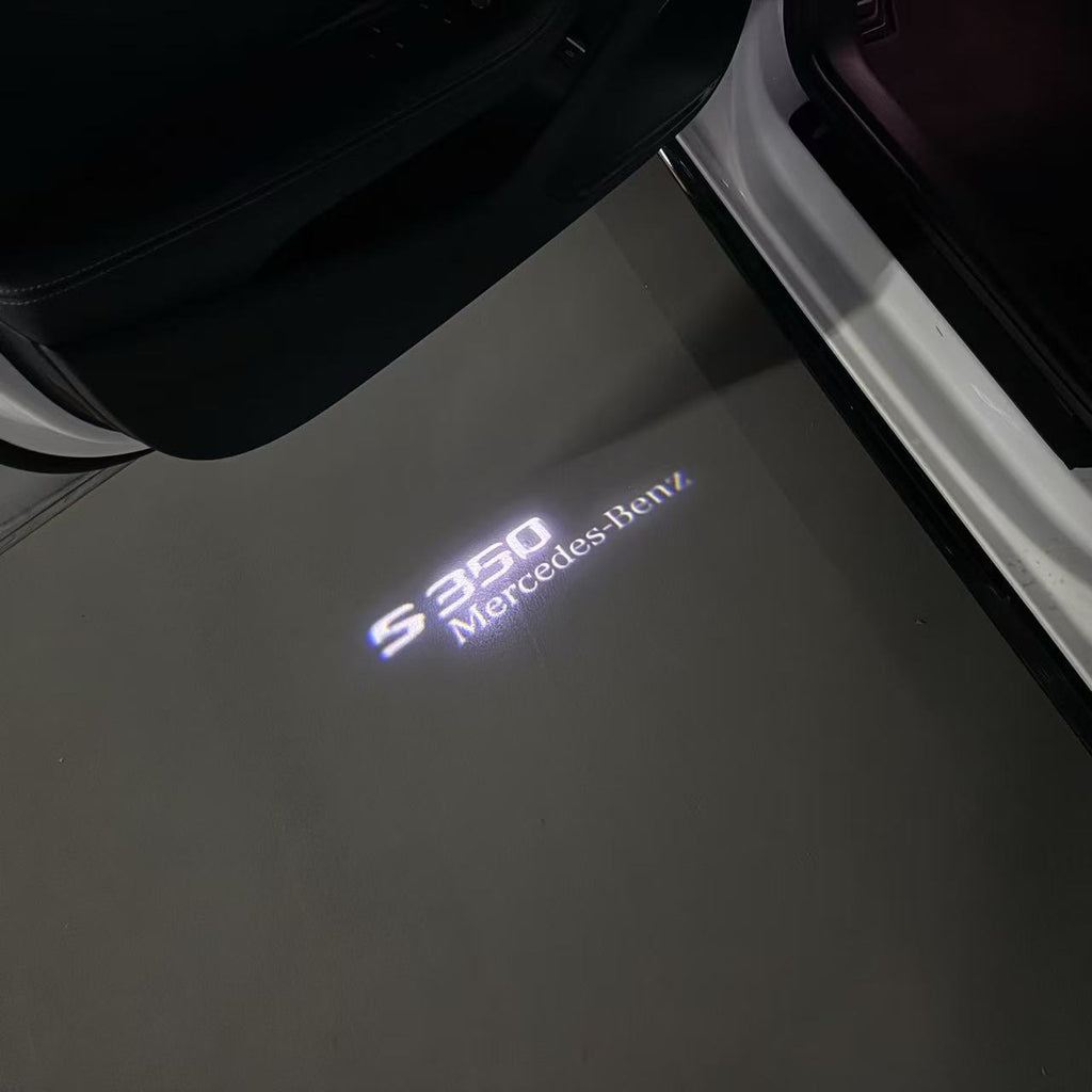 أضواء بروجكتور شعار MERCEDES BENZ رقم 03 (الكمية 1 = 1 مجموعة / 2 أضواء باب)