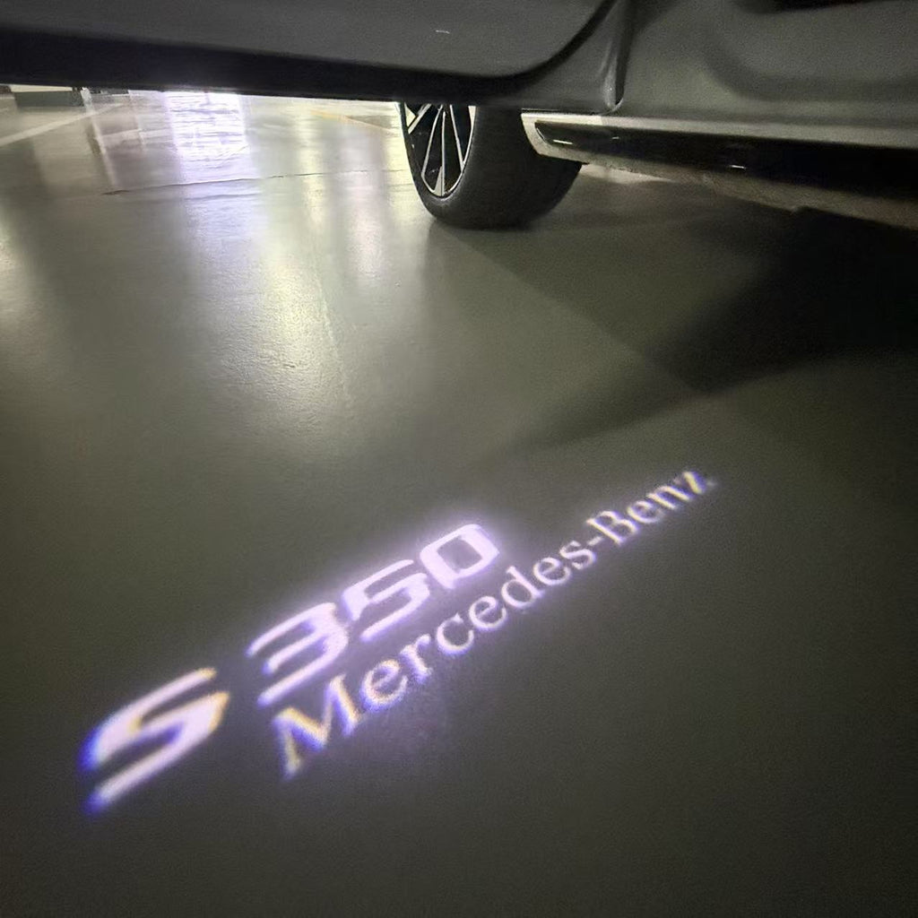 أضواء بروجكتور شعار MERCEDES BENZ رقم 03 (الكمية 1 = 1 مجموعة / 2 أضواء باب)