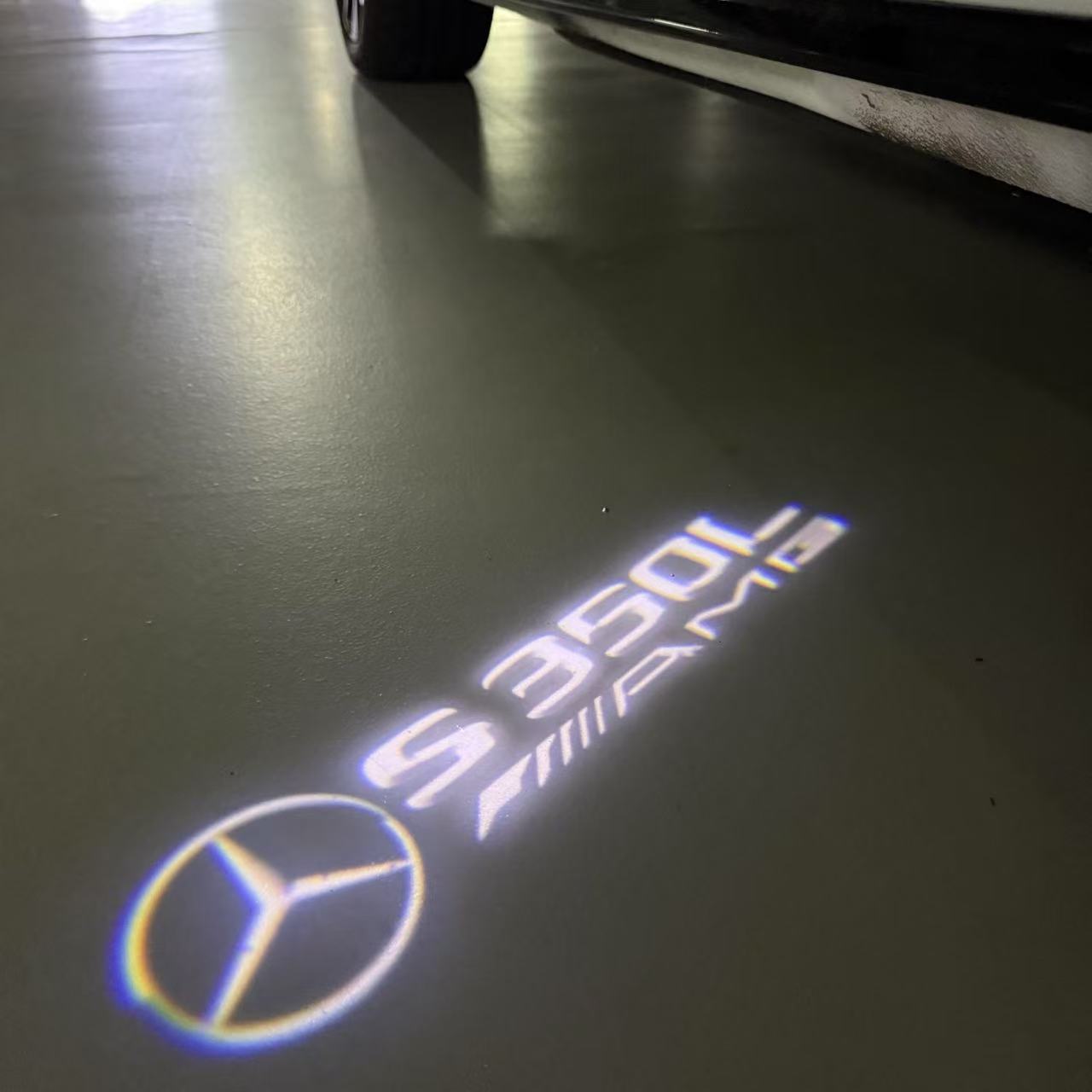 MERCEDES BENZ S 350L LOGO PROJECTOR LIGHTS  (quantity 1 = 1 sets/2 door lights)Nr.03f026