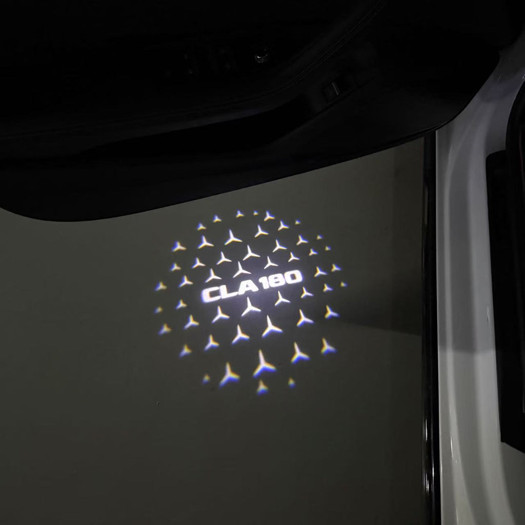 MERCEDES BENZ LOGO PROJECTOT LIGHTS Nr.03 (cantidad 1 = 1 juego/2 luces de puerta)