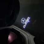 أضواء بروجكتور شعار MERCEDES BENZ رقم 03 (الكمية 1 = 1 مجموعة / 2 أضواء باب)