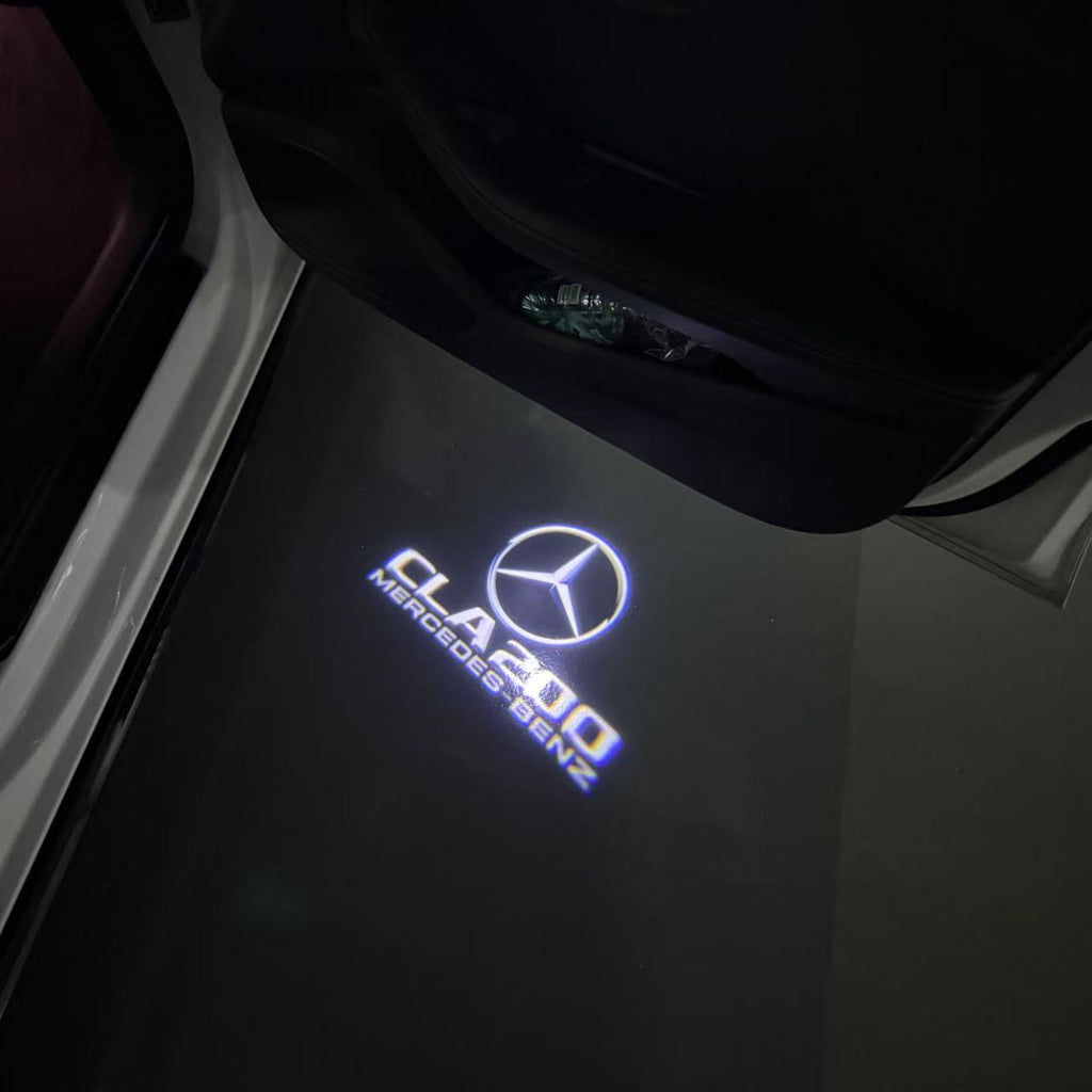 أضواء بروجكتور شعار MERCEDES BENZ رقم 03 (الكمية 1 = 1 مجموعة / 2 أضواء باب)