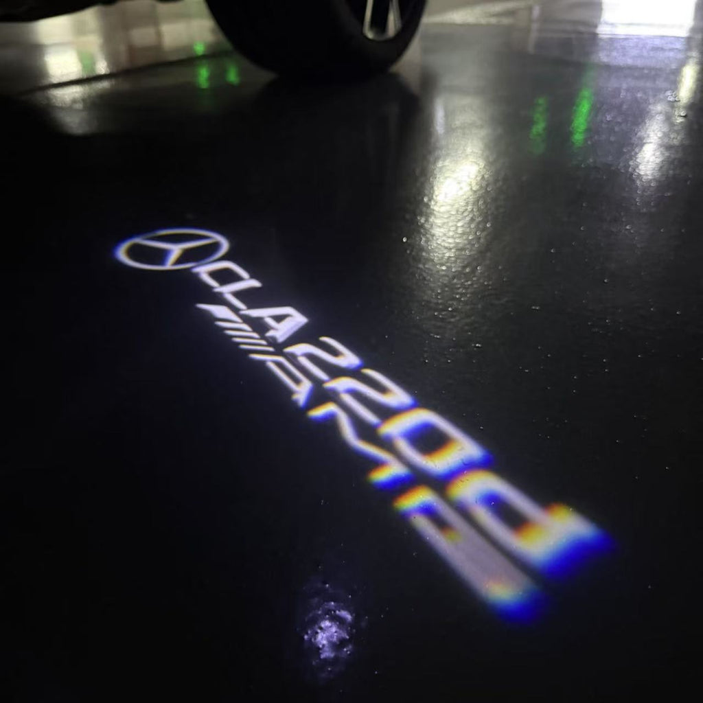 MERCEDES BENZ LOGO PROJECTOT LIGHTS Nr.03 (cantidad 1 = 1 juego/2 luces de puerta)