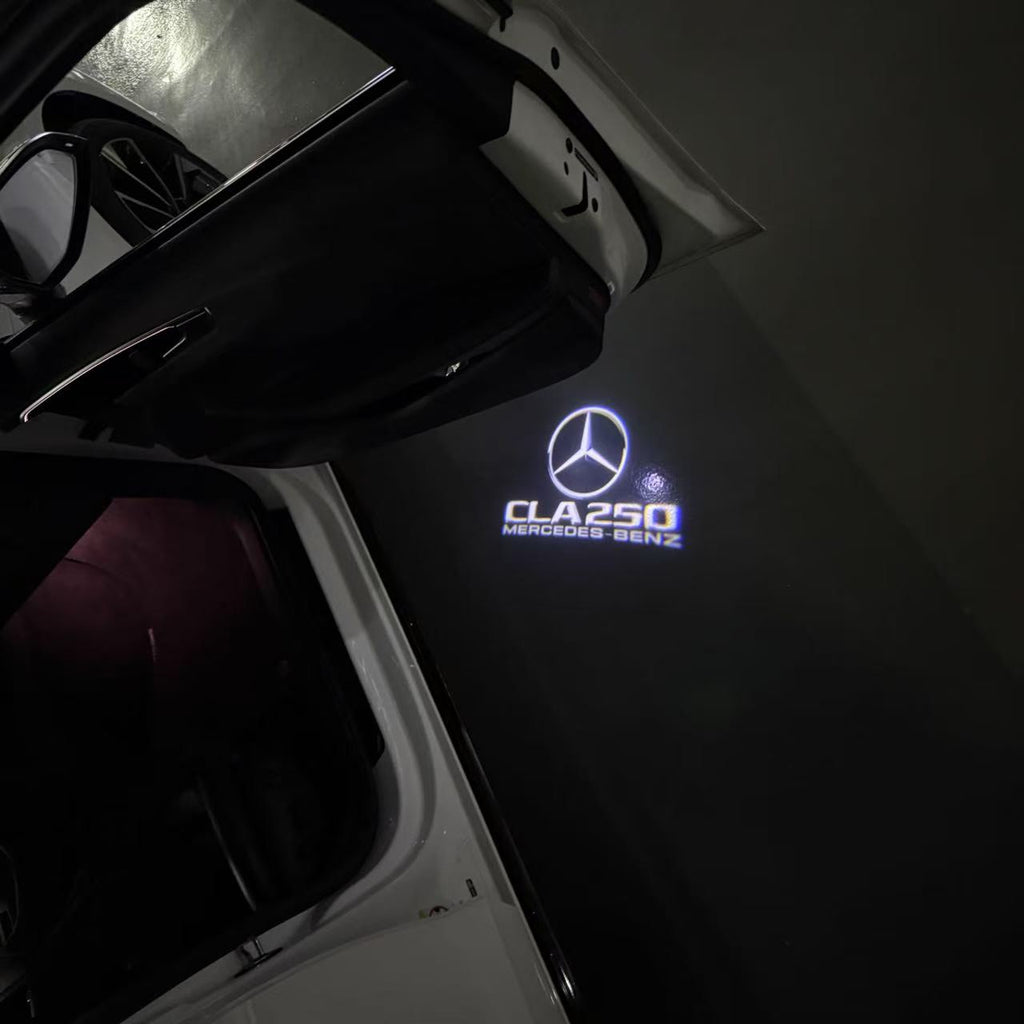 MERCEDES BENZ LOGO PROJECTOT LIGHTS Nr.03 (cantidad 1 = 1 juego/2 luces de puerta)