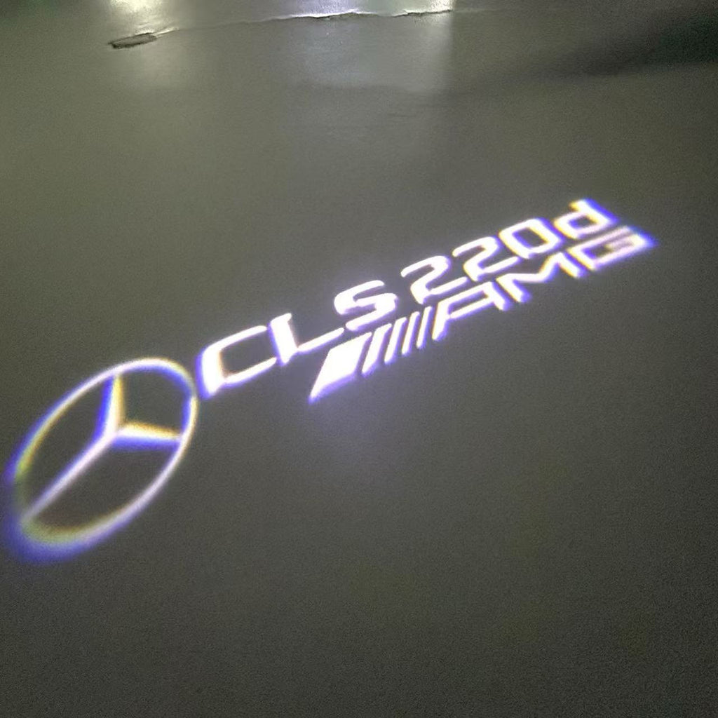 MERCEDES BENZ LOGO PROJECTOT LIGHTS Nr.03 (cantidad 1 = 1 juego/2 luces de puerta)