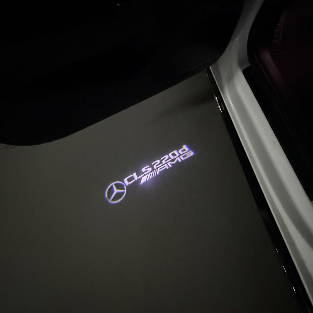 MERCEDES BENZ LOGO PROJECTOT LIGHTS Nr.03 (cantidad 1 = 1 juego/2 luces de puerta)
