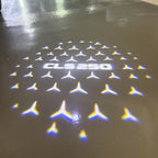 MERCEDES BENZ LOGO PROJECTOT LIGHTS Nr.03 (cantidad 1 = 1 juego/2 luces de puerta)