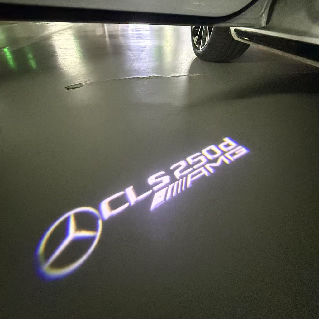 MERCEDES BENZ LOGO PROJECTOT LIGHTS Nr.03 (cantidad 1 = 1 juego/2 luces de puerta)