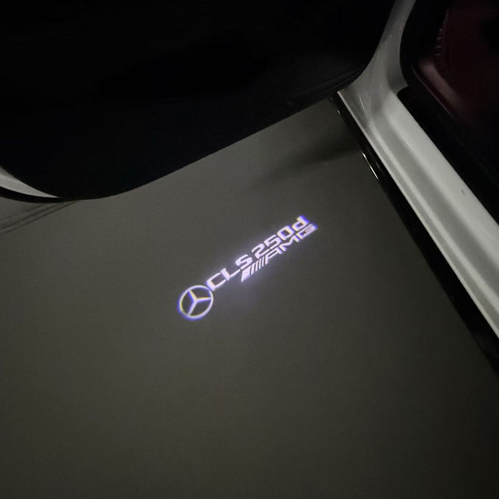 MERCEDES BENZ LOGO PROJECTOT LIGHTS Nr.03 (cantidad 1 = 1 juego/2 luces de puerta)