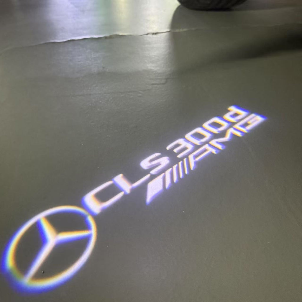 MERCEDES BENZ LOGO PROJECTOT LIGHTS Nr.03 (cantidad 1 = 1 juego/2 luces de puerta)