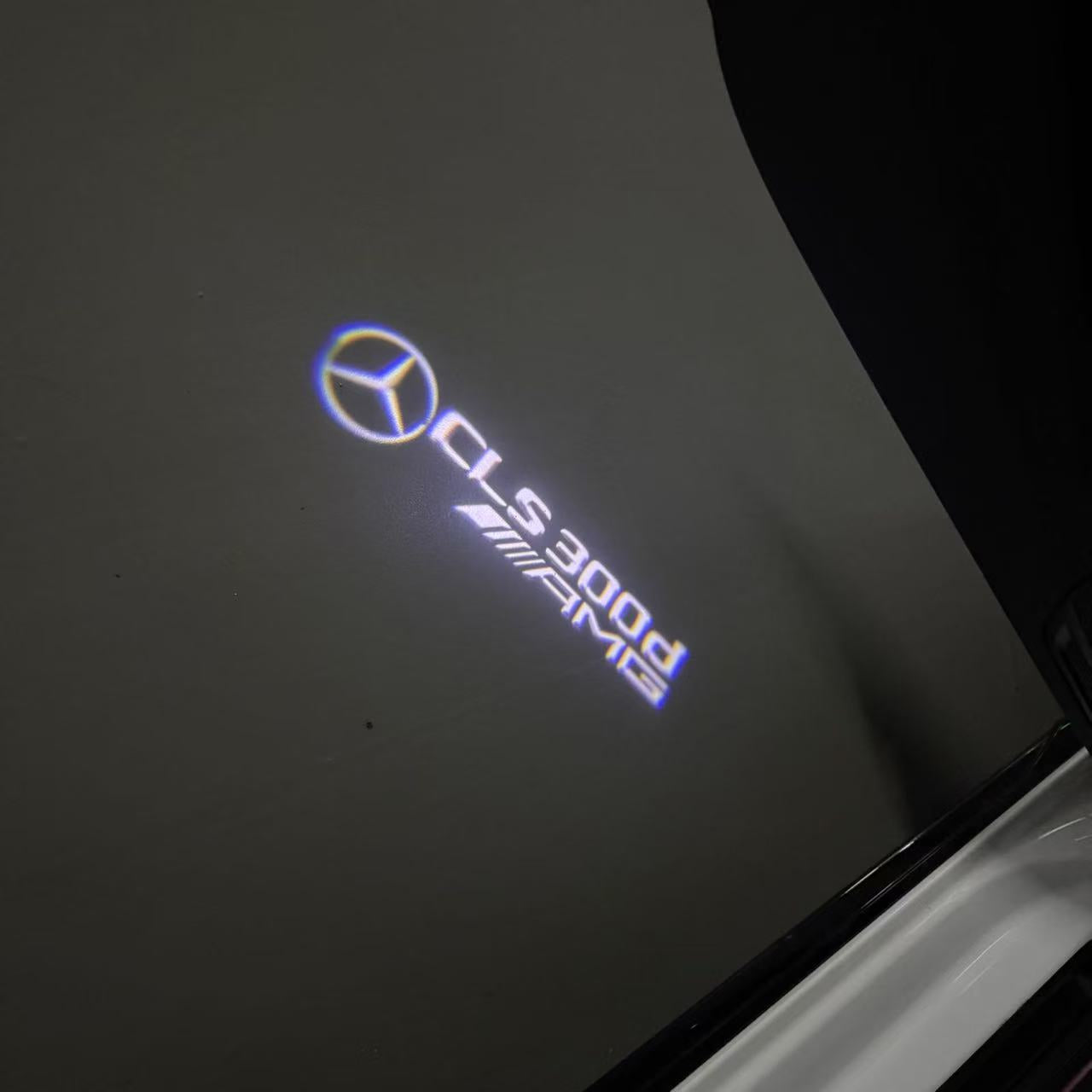 MERCEDES BENZ LOGO PROJECTOT LIGHTS Nr.03 (cantidad 1 = 1 juego/2 luces de puerta)