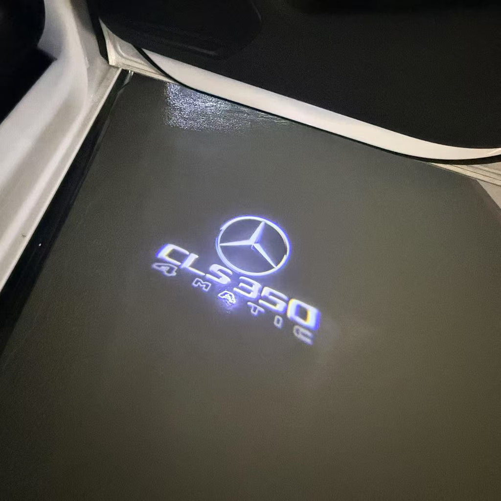 MERCEDES BENZ LOGO PROJECTOT LIGHTS Nr.03 (cantidad 1 = 1 juego/2 luces de puerta)
