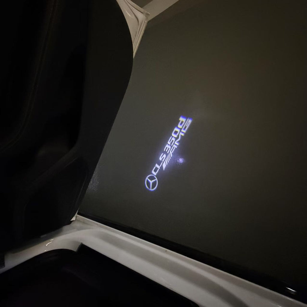 أضواء بروجكتور شعار MERCEDES BENZ رقم 03 (الكمية 1 = 1 مجموعة / 2 أضواء باب)
