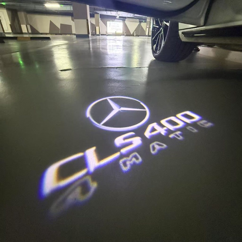 MERCEDES BENZ LOGO PROJECTOT LIGHTS Nr.03 (cantidad 1 = 1 juego/2 luces de puerta)