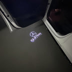 MERCEDES BENZ LOGO PROJECTOT LIGHTS Nr.03 (cantidad 1 = 1 juego/2 luces de puerta)