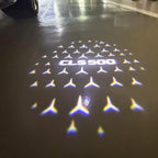 LUCI PROIETTORI LOGO MERCEDES BENZ Nr.03 (quantità 1 = 1 set / 2 luci porta)