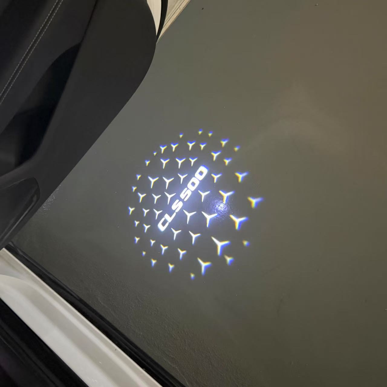 LUCI PROIETTORI LOGO MERCEDES BENZ Nr.03 (quantità 1 = 1 set / 2 luci porta)