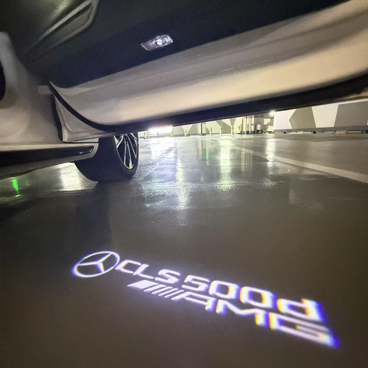 MERCEDES BENZ LOGO PROJECTOT LIGHTS Nr.03 (cantidad 1 = 1 juego/2 luces de puerta)