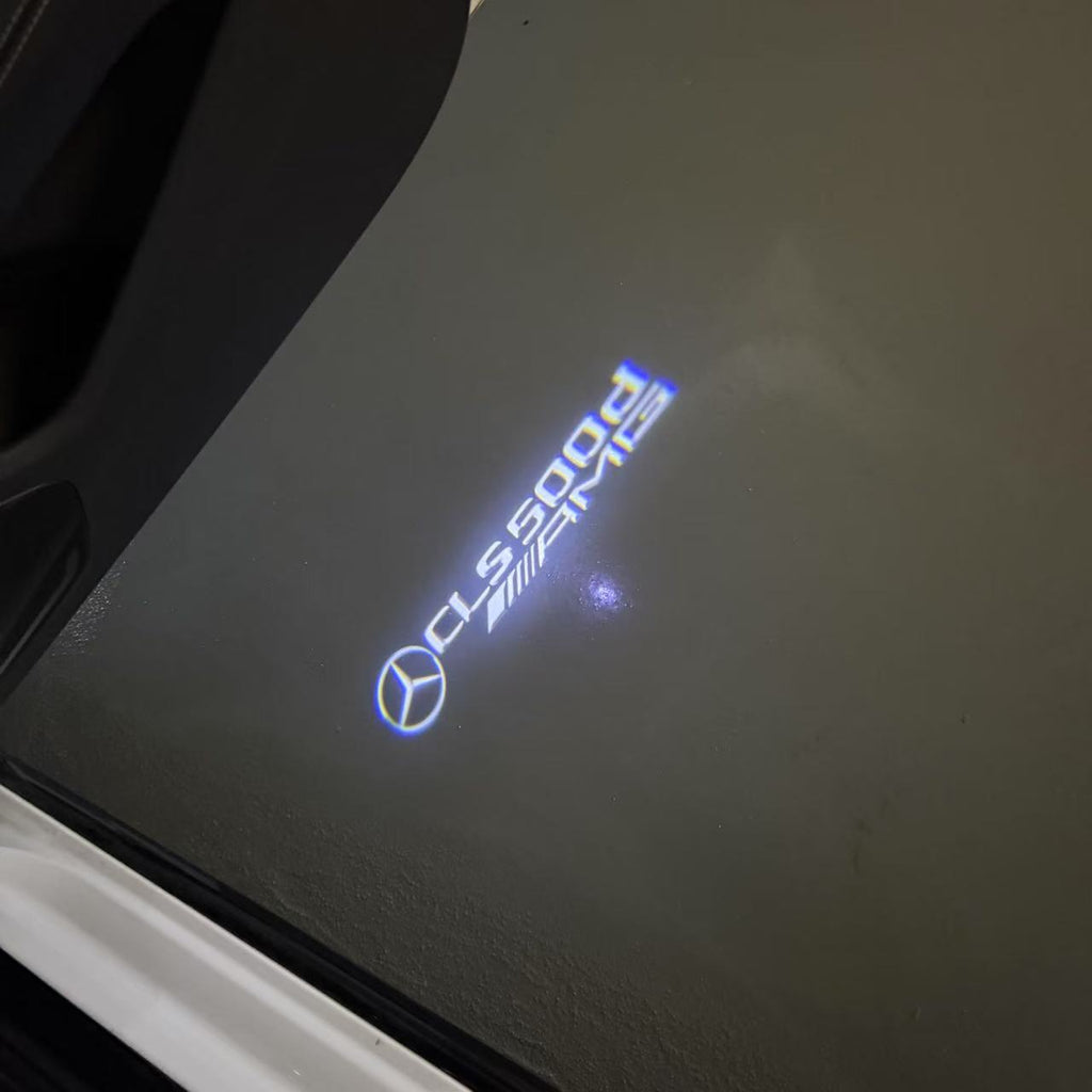 MERCEDES BENZ LOGO PROJECTOT LIGHTS Nr.03 (cantidad 1 = 1 juego/2 luces de puerta)
